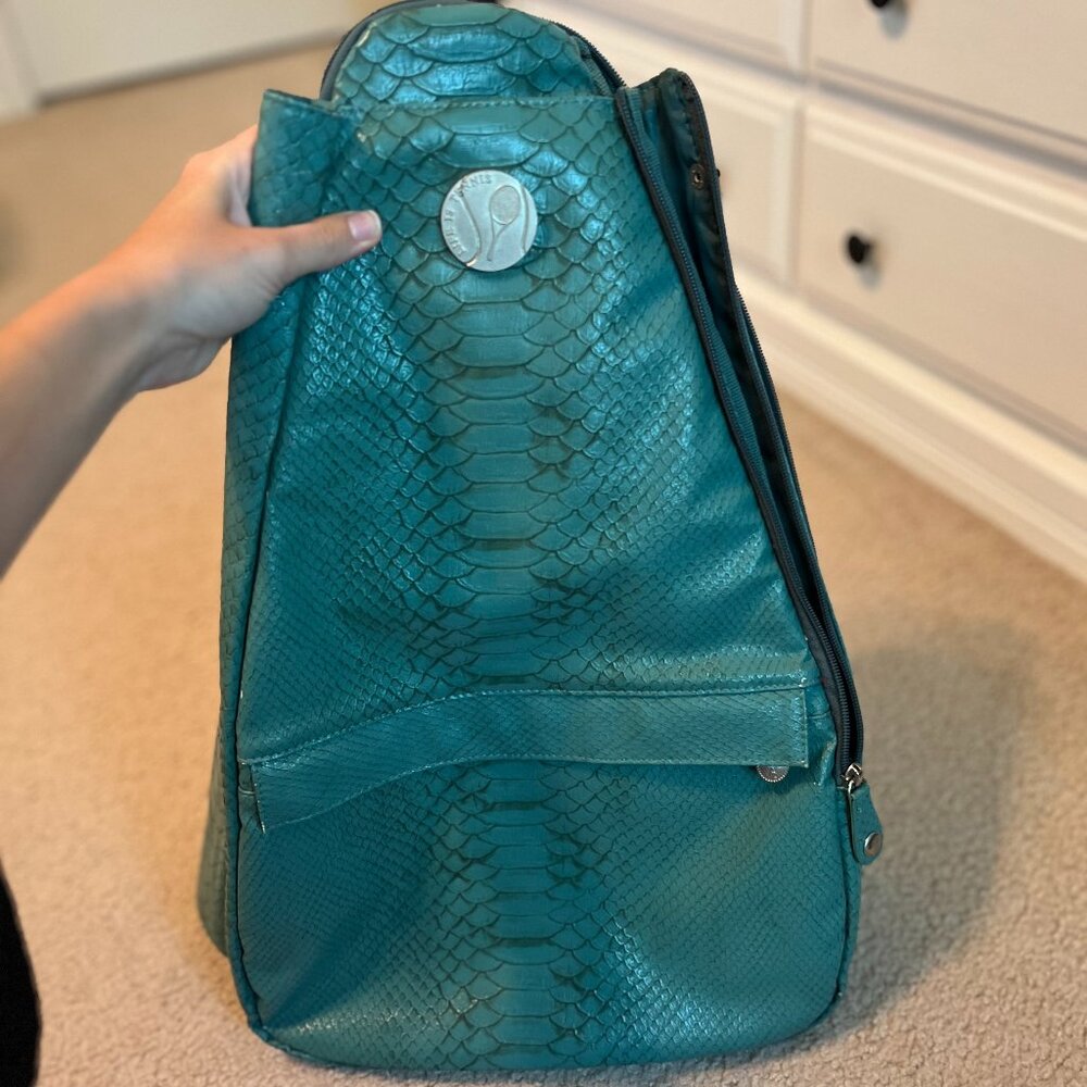 Designer Crocodile Print Tennis/Pickleball Bag